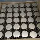 36 Pcs Spice Jars with Label- Glass Spice Jars with Gold Metal Caps, Shaker Lids, Funnel, Chalk Pen, Brush, Cleaning Cloth, Skiileor 4 Oz Seasoning Containers Bottles for Spice Rack, Cabinet, Drawer