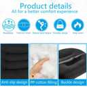 Adult Booster Seat for Car, 17"*17",4" Thick Car Seat for Short Drivers, Butt Cushion for Office Chairs, Car Seat Cushions for Driving