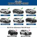 260LBS Heavy Duty Roof Rack Crossbars for 2019-2025 RAV4 (NOT for Adventurer and TRD Off-Road) with Anti-Theft Lock, Aluminum Cross Bars Rooftop Luggage Kayaks Bicycles Snowboard Canoe Carrier