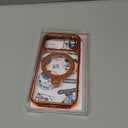 CASEKOO 360 Spin Magnetic Stand for iPhone 17 Pro Case [Fit for MagSafe][17FT Military Protection] Slim Polished Frame Titanium Alloy Sturdy Stand 6.3", Glossy Cosmic Orange