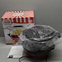 Popcorn Machine, Popcorn Maker, Electric Stirring Popcorn Popper with Quick-Heat Technology,Removable Non-Stick Surface