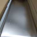 Stainless Steel Cat Litter Box, XL High Sides Litter Box, Light Grey