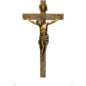 20" Crucifix in Antique Gold