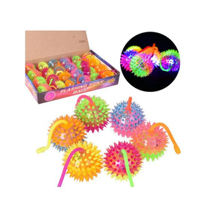 23 PCS Light up Ball, Bouncy Balls for Kids, Balls for Toddlers 1-3, 2.2inch Sensory Stress Ball, Flashing Squeaky for Easter Party Favors, Classroom Prizes, Prizes for Kids, Student Gifts