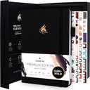 Clever Fox Planner Premium Edition  Undated Luxurious Weekly & Monthly Planner to Increase Productivity and Hit Your Goals  Organizer  Start Anytime, A5, Lasts 1 Year, Black (Weekly)