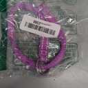 Reflective Slip Dog Collar, Loop Dog Collar for 20-38 lbs Dogs, Nylon Training Collars with Soft Padded for Dogs (5/8" W x 15.5" L, Purple)