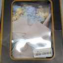 Preserved Flowers for Delivery, Blue Flower Bouquets with Necklace, Forever Real Roses Anniversary Birthday Gifts for Women Mom Wife Girlfriend, Fresh Flowers for Valentines Day Christmas