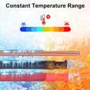 4 AWG Flexible Battery Cable with 3/8" Terminals - OFC Pure Copper Inverter & Welding Wire for Automotive Solar RV Motorcycle (Red + Black 1FT Pair)