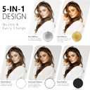 NEEWER 22 Inch/60 Centimeter Light Reflector Light Diffuser 5 in 1 Collapsible Multi Disc with Bag - Translucent, Silver, Gold, White, and Black for Studio Photography Lighting and Outdoor Lighting