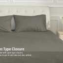 Sunflower Queen Pillowcases Set of 2, 100% Cotton Queen Size Pillow Cases 2, 2030 inches Taupe Gray, Soft and Breathable