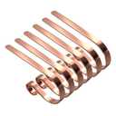 Ginbel Direct 5 Pack Christmas Stocking Holders Mantel Stocking Hanger Holder Christmas Decoration Supplies (Rose Gold)