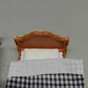Miniature Dollhouse Bed, 1:12 Dollhouse Bed Doll House Furniture of Bunk Bed with Ladder for Doll House Decor Bedroom Set