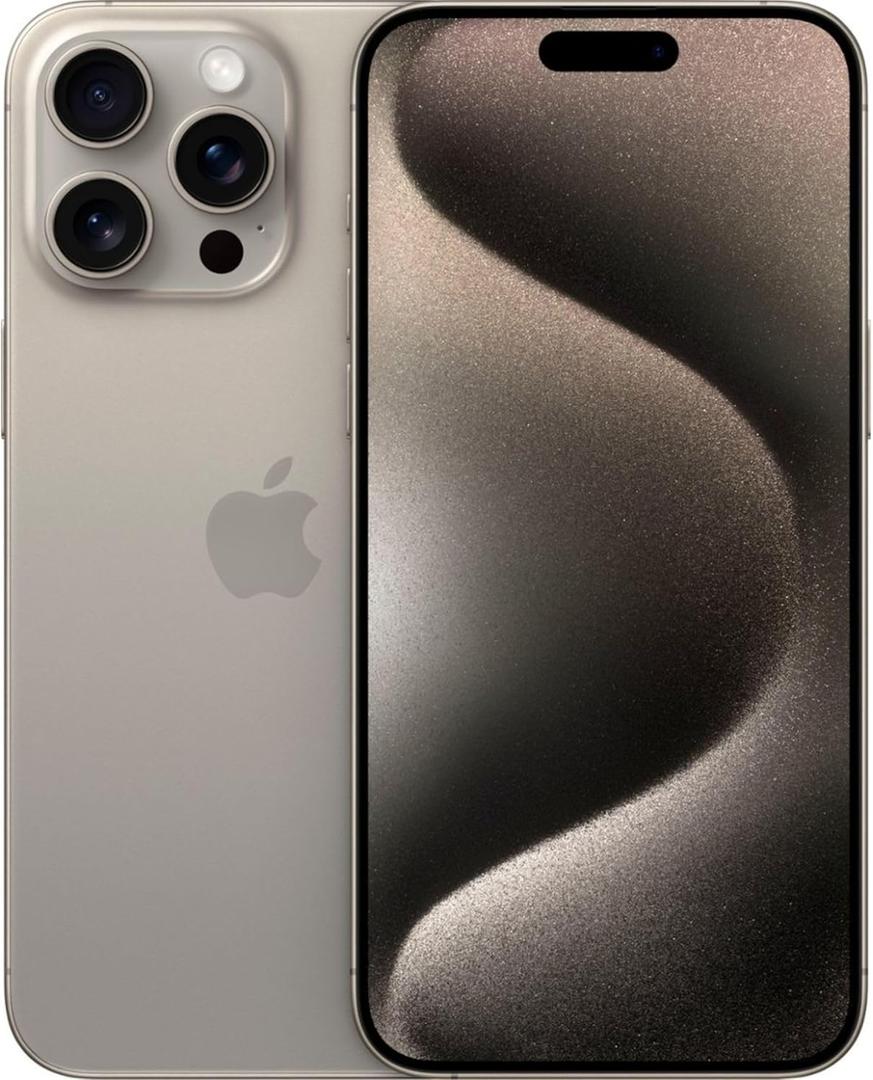 Apple iPhone 15 Pro Max, 1TB, Natural Titanium - Unlocked