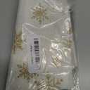 Artoid Mode Xmas Trees Snowflakes Gifts Christmas Table Runner, Seasonal Kitchen Dining Table Decoration for Outdoor Home Party 13x48 Inch (Green)