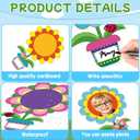 80Pcs Flower Pot Bulletin Board Decorations,Spring Theme Colored Plant Pot Cut-Outs Classroom Decor for Boy Girl DIY Photo Craft Kindergarten School Wall