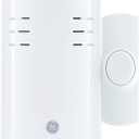 GE Wireless Doorbell Kit,Plug-In Receiver,1 Push Buttons Door Bell,8 Melodies Doorbell Chime,4 Volume Levels,Classroom Doorbell,150 Ft Range,White,19299
