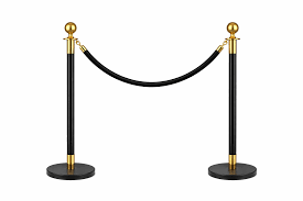 6 Pack Gold Stanchions and Velvet Ropes Set, Stainless Steel Crowd Control Barriers, 4Pcs Red Carpet Ropes and Poles for Party Supplies,Photobooth Accessories, Prom,Birthday,Business,Wedding, Museums