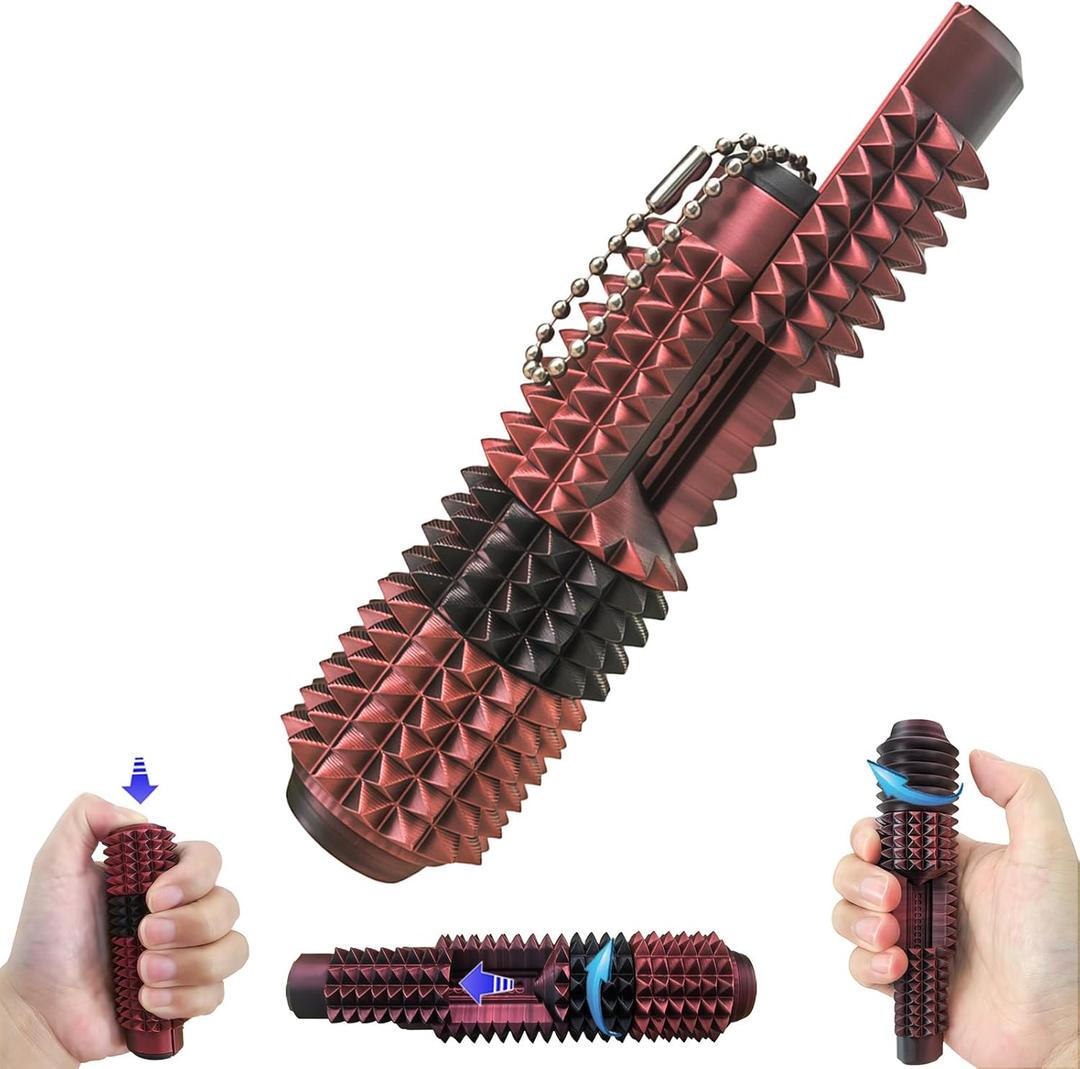 Button Clicks, Spinners, Portable Stim Tool, Little Ouchies 5-in-1 Design for Stress Relief, Spiky Grippie Stim, 3D Printed Toys Pain Stim Fidget, Pocket Mini Fidget Toy Easter Gifts for Kids