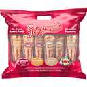 Popcornopolis Gourmet Popcorn Snacks, 12 Cone Variety Snack Packs (Gift Cone), Zebra Popcorn, Cheddar Cheese Popcorn, Caramel Popcorn & Kettle Corn Popcorn