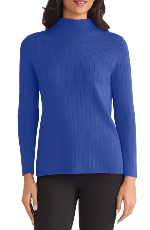 Jones New York Women's Long Sleeve Mock Neck Sweater Size, 2XL