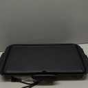 Bella Electric Griddle with Warming Tray - Smokeless Indoor Grill, Nonstick Surface, Adjustable Temperature & Cool-touch Handles, 10" x 18", Copper/Black, PFOA & PTFE Free