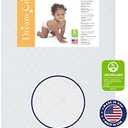 Dream On Me Holly 3” Fiber Baby Crib Mattress, Greenguard Gold and JPMA Certified Crib Mattress, Fits All Portable & Mini Cribs, Waterproof Vinyl Cover, Comes with 10 Years Limited