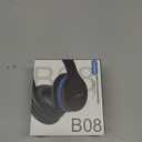 Kids Bluetooth Headphones, 60 Hours Playtime, Bluetooth 5.4 Kids Headphones Wireless, Type-C Fast Charging, 85/94dB Volume Limited, Foldable Toddler Wireless Headsets with Mic-Black Blue