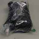 Emery Rose Plus Size Color Black Bow Decor Long Vest Jacket+Black Pants, XL