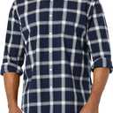 Amazon Essentials Men's Long-Sleeve Slim-Fit Stretch Poplin Shirt (XXXL)