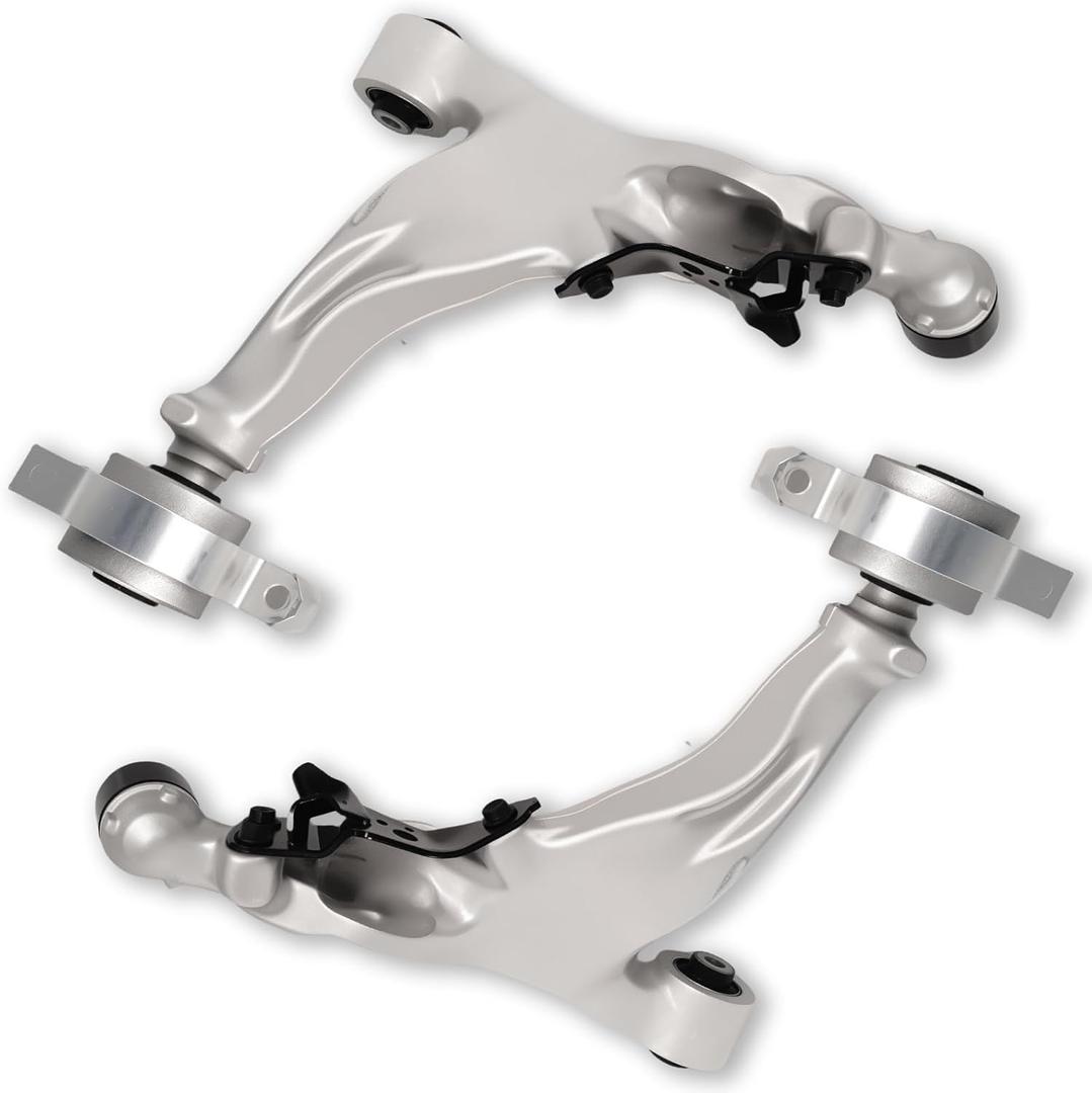 2PC Control Arm for Infiniti 2013 EX37, 2008 2009 2010 EX35, 08-11 2012 13 G37, 2014 2015 2016 2017 2018 2019 2020 2021 Q50, 14-17 QX50, 14-15 Q60, for Nissan 09-20 370Z CMS301111 CMS301112