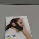 Chin Strap for CPAP User - Adjustable Snore Stopping Device Face Mask Bandage Keeping Mouth Closed - Better Night's Sleep No Dry Mouth Nasal Breathing (Black)