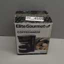 Elite Gourmet EHC-5055 Automatic 5-Cup Brew & Drip Coffee Maker with Pause N Serve Reusable Filter, On/Off Switch, Water Level Indicator (Black)