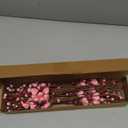 6Ft 20LED Valentines Day Decorations, Valentines Day Garland with Red & Pink Lights Timer Red Pink White Hearts Berried Artificial Lighted Valentine Garland for Home Table Mantle Wedding Decorations