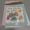 Now You Are One: Little Bird Greetings, Greeting Card Board Book with Personalization Flap, 1st Birthday Gifts for One Year Olds