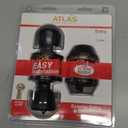 CALIMET Door Knob Lock Set, Keyed Knobs Lockset Handle, 2 Keys, Black