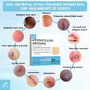 Hydrocolloid Wound Dressing, 10 Pack 4" x 4" with Border | Self-Adhesive Waterproof Bandage for Advanced Wound Care | Ideal for Leg Ulcers, Bedsores, Pressure Sores | Sterile & Hypoallergenic