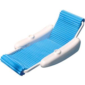 Swimline Eva Sunchaser Lounger Seat Pool Float , White, Large