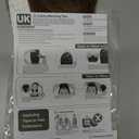 Clip in Bangs, 100% Real Human Hair, Human Hair Clip in Bangs, Middle Part HairPieces, No Tangle & Smooth, 11g #04 Medium Brown