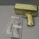 Make It Rain Toy  Cool Gold Automatic Shooter Party for Weddings, Birthdays, Club Events Fun Fun Surprise Toy for Christmas, Halloween, New Years Gift
