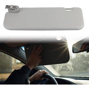 85210-1R000 Left Driver Side Sun Visor Replacement for Hyundai Accent 1E 2011-2015 Sunvisor Assy Grey