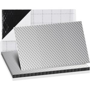 Sound Deading Material for Cars,80mil 10 sqft Butyl Rubber Sound Deadening Mat,3-Layer Automotive Sound Deadener Noise Insulation and Dampening Material,9PCS