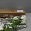 Floroom 6 Pcs Faux Silk Peony Artificial Flowers, 27" Long Stem Peonies Bulk, Fake Flower Branches for Tall Vases DIY Wedding Bouquet Centerpieces Floral Arrangements Fillers Home Decor, Ivory