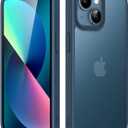 JETech Matte Case for iPhone 13 6.1-Inch, Shockproof Military Grade Drop Protection, Frosted Translucent Back Phone Cover, Anti-Fingerprint (Storm Blue)