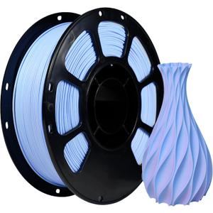 iBOSS Dual Color Matte PLA+ Filament, Matte Purple Blue 1.75mm 3D Printing Filament, 3D Printer PLA Plus Filament, Fit Most FDM 3D Printers, 1kg Spool (2.2lb)-Matte Purple Blue