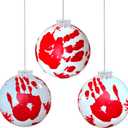 3 Pack 9 Inch Inflatable Horror Halloween Decorations Outdoor, Bloody Scream Large Horror Halloween Balls, Zombie Ornaments Decor or Front Door Yard, Haunted House Gate Party