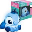 Stitch Squishy Lamp - Officially Licensed Disney Free Standing Desk Light, Gaming Room Decor and Merchandise for Boys and Girls, Nightlight Gift Accessory for Playroom and Bedroom, Paladone