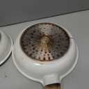 SENSARTE Nonstick Frying Pan Skillets, White Ceramic Coating Omelette Pans, Healthy Cookware Chef's Pan, Free of PTFE & PFAS (8+10 Inch)