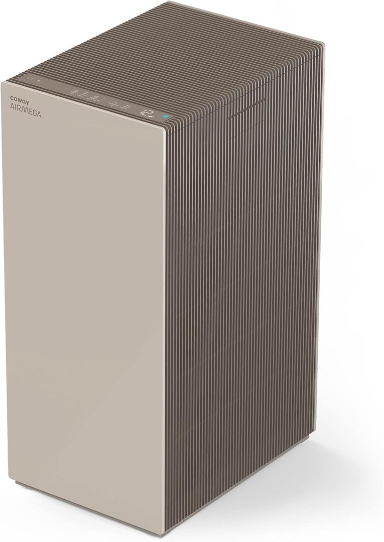 COWAY Air Purifiers for Large Room Whole Home Up to 4,253ft, 2 Sets of XL Washable Pre-Filters and True HEPA Filters for Dual Purification, PM1.0 AQI, Turbo Mode, Timer, Wheels, ProX(B)
