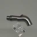 Hygie Rinse Universal Sink Sprayer Attachment for Faucet, Kitchen Side Sprayer Head Compatible with Delta, Moen, Kohler and Other OEM Brands Pull Out Spray Head, Nozzle Head Only, Brushed Nickel