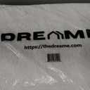 Dreame. White Premium Removable Slip Cover Memory Foam Bath Mat, Thick Ultra Soft, Non-Slip, Water Absorbent Bathroom Rug 21 x 34